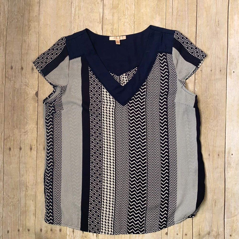 Skies are Blue blouse